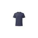 Variante bleu marine foncé - T-shirt personnalisable bleu marine avec logo pour entreprise