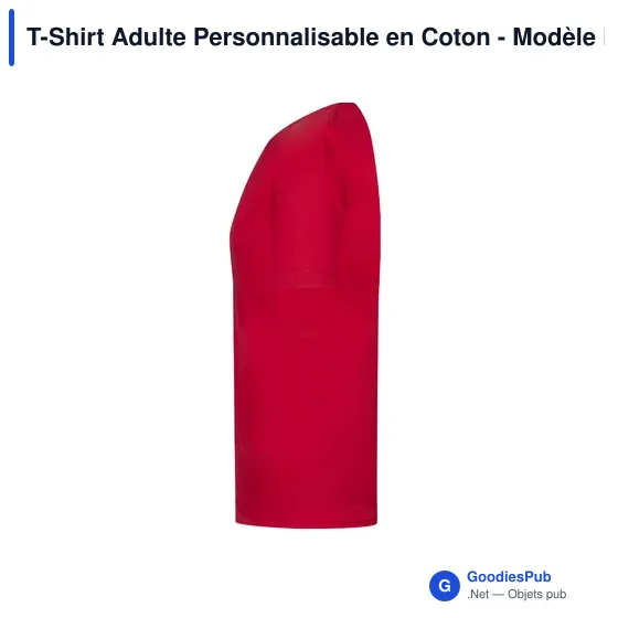 T-Shirt Adulte Personnalisable en Coton - Modèle Keya MC130avec logo - Image 11