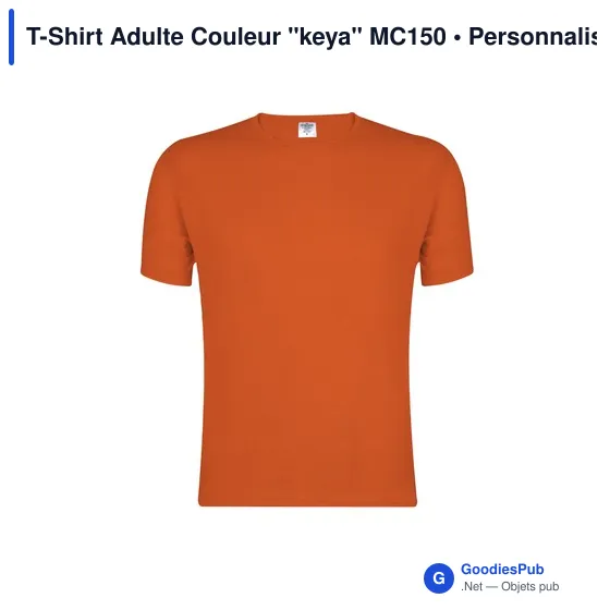 T-Shirt Adulte Couleur "keya" MC150 - Image 11