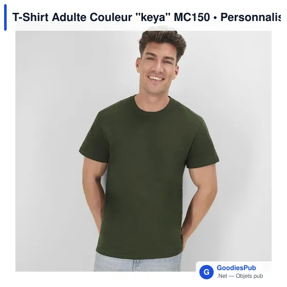 T-Shirt Adulte Couleur "keya" MC150 - Image 12