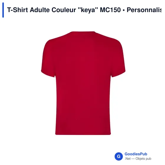 T-Shirt Adulte Couleur "keya" MC150 - Image 9