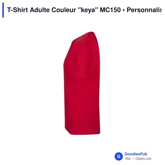 T-Shirt Adulte Couleur "keya" MC150 - Image 10