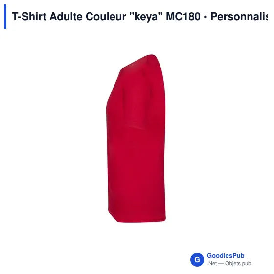 T-Shirt Adulte Couleur "keya" MC180 - Image 10