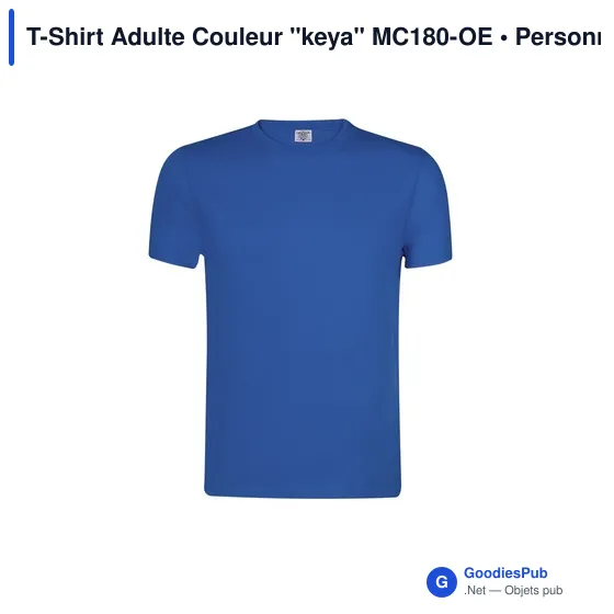 T-Shirt Adulte Couleur "keya" MC180-OE - Image 11