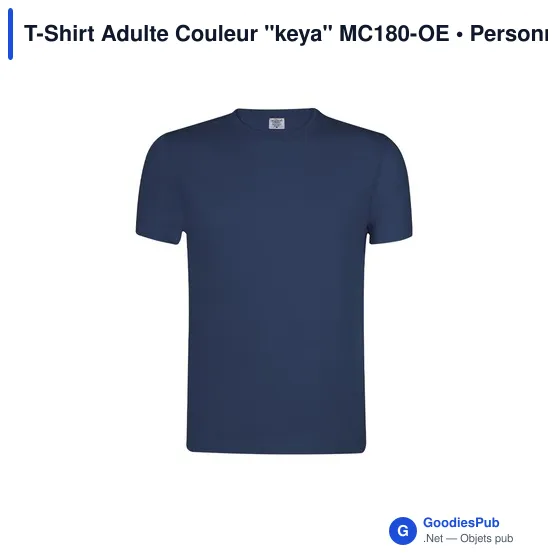 T-Shirt Adulte Couleur "keya" MC180-OE - Image 6