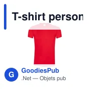 T-shirt personnalisé noir pour entreprise avec logo - Miniature 3