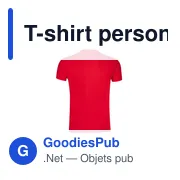 T-shirt personnalisé noir pour entreprise avec logo - Miniature 5