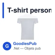 T-shirt personnalisé noir pour entreprise avec logo - Miniature 6