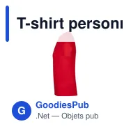 T-shirt personnalisé noir pour entreprise avec logo - Miniature 9