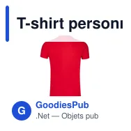 T-shirt personnalisé noir pour entreprise avec logo - Miniature 10