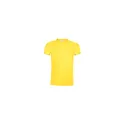 Variante jaune - T-shirt personnalisé noir pour entreprise avec logo