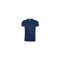 Variante bleu marine - T-shirt personnalisé noir pour entreprise avec logo