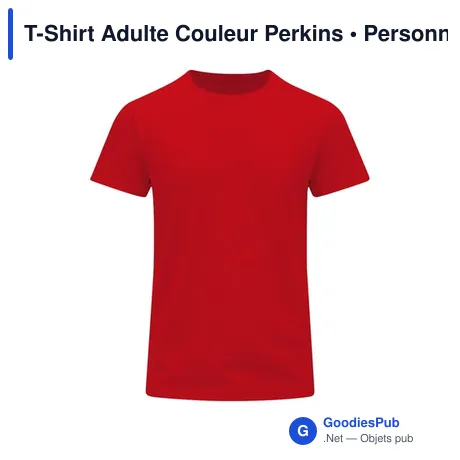 T-Shirt Adulte Couleur Perkins