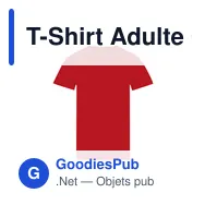 T-Shirt Adulte Couleur Perkins - Miniature 3