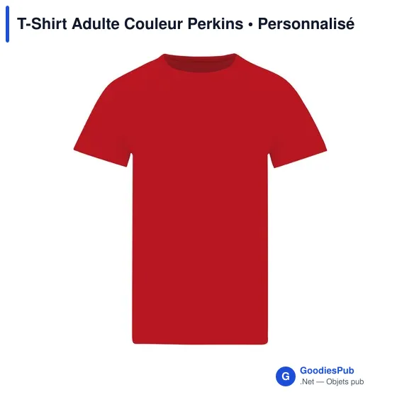 T-Shirt Adulte Couleur Perkins - Image 3