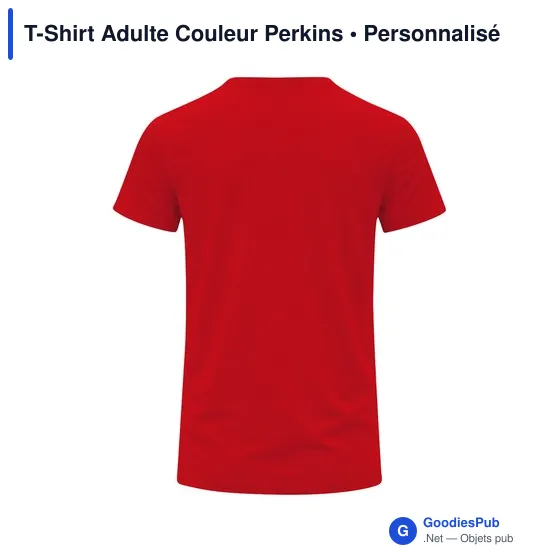 T-Shirt Adulte Couleur Perkins - Image 4