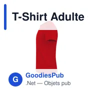 T-Shirt Adulte Couleur Perkins - Miniature 5