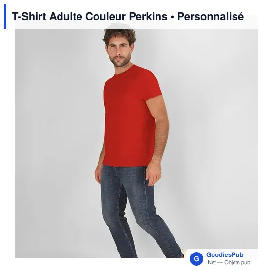 T-Shirt Adulte Couleur Perkins - Image 8