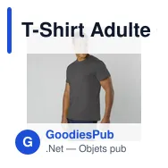 T-Shirt Adulte Couleur Perkins - Miniature 10