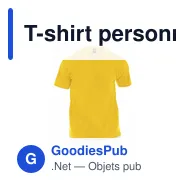 T-shirt personnalisé pour entreprise avec logo - modèle premium - Miniature 2
