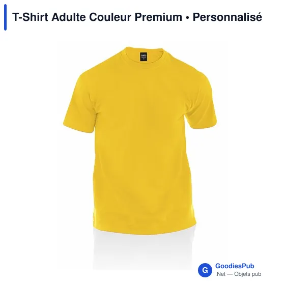 T-shirt personnalisé pour entreprise avec logo - modèle premium - Image 2
