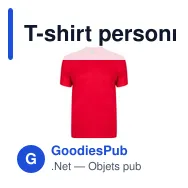 T-shirt personnalisé pour entreprise avec logo - modèle premium - Miniature 3