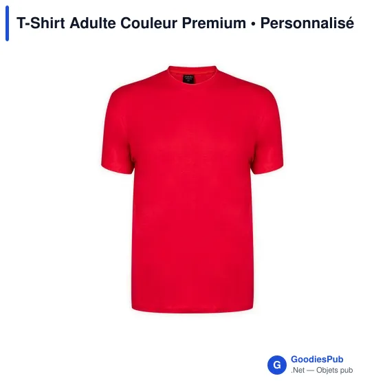 T-shirt personnalisé pour entreprise avec logo - modèle premium - Image 3