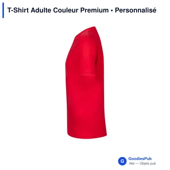 T-shirt personnalisé pour entreprise avec logo - modèle premium - Image 4