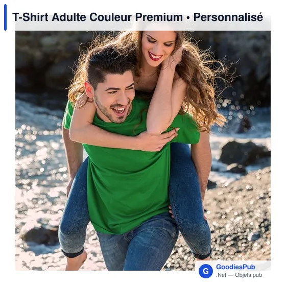 T-shirt personnalisé pour entreprise avec logo - modèle premium - Image 6
