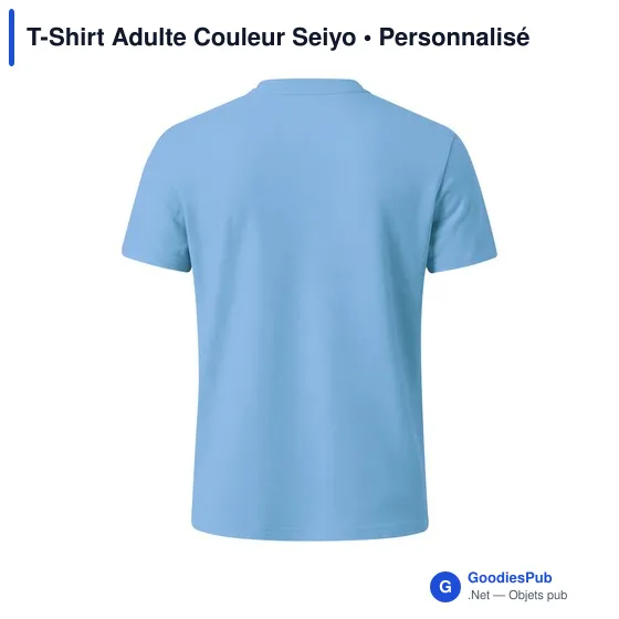 T-Shirt Adulte Couleur Seiyo - Image 3
