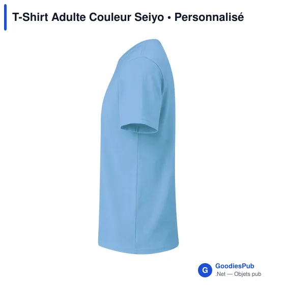 T-Shirt Adulte Couleur Seiyo - Image 4