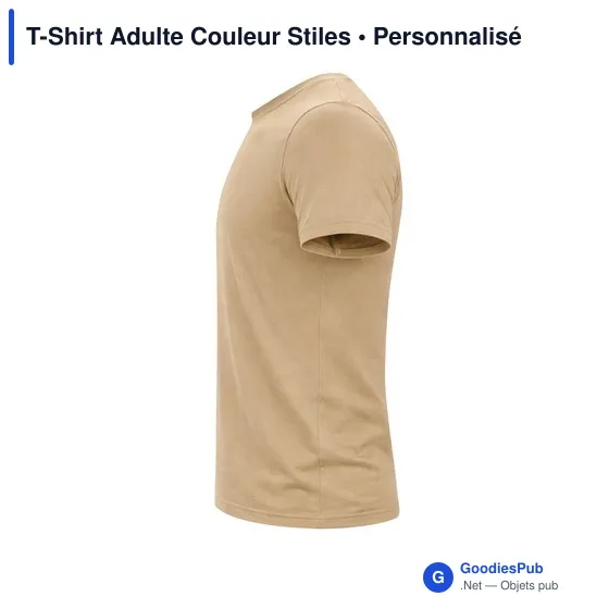 T-Shirt Adulte Couleur Stiles - Image 12