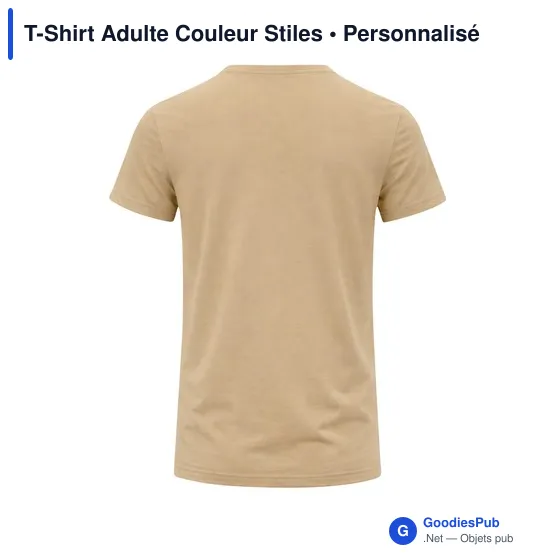 T-Shirt Adulte Couleur Stiles - Image 4
