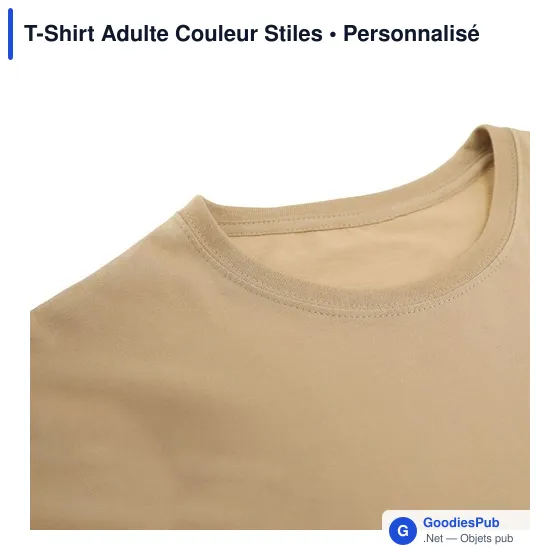 T-Shirt Adulte Couleur Stiles - Image 6