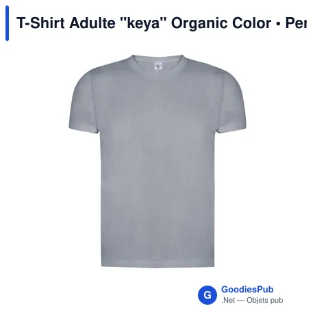 T-Shirt Adulte "keya" Organic Color