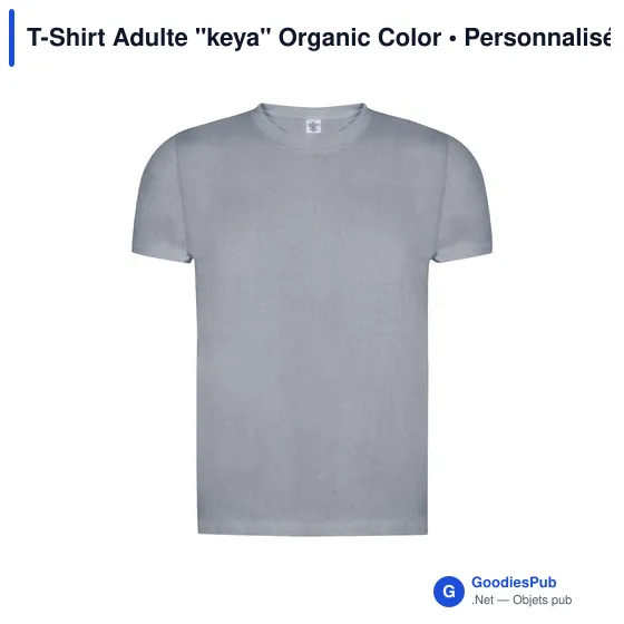 T-Shirt Adulte "keya" Organic Color - Image 1