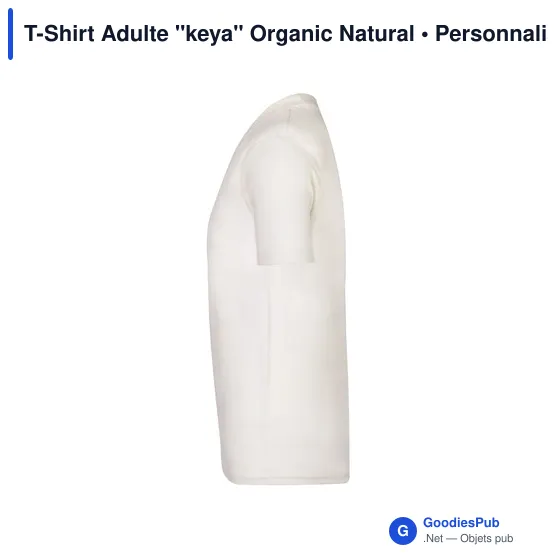 T-shirt personnalisé pour entreprise avec logo - Keya Organic - Image 12