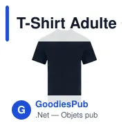 T-Shirt Adulte Oversize Minton - Miniature 1