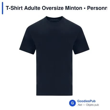 T-Shirt Adulte Oversize Minton