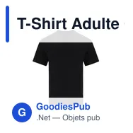 T-Shirt Adulte Oversize Minton - Miniature 3