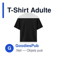 T-Shirt Adulte Oversize Minton - Miniature 6