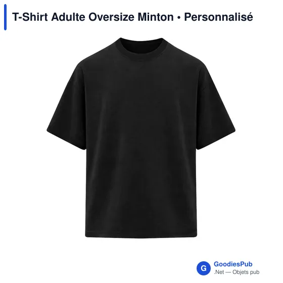 T-Shirt Adulte Oversize Minton - Image 6