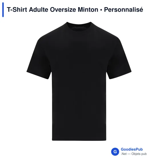 T-Shirt Adulte Oversize Minton - Image 8