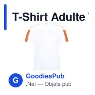 T-Shirt Adulte Tecnic Dinamic Comby - Miniature 6