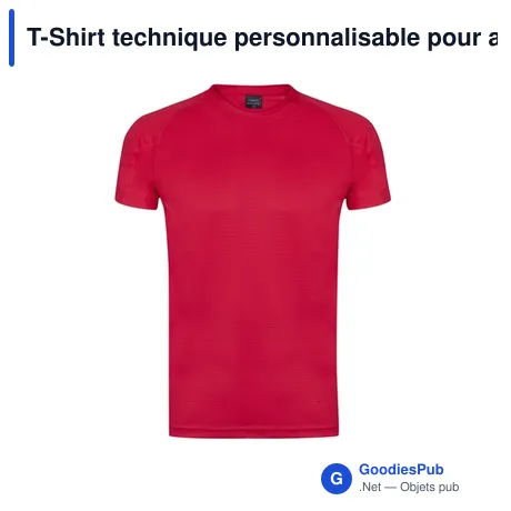 T-Shirt technique personnalisable pour adulte avec logo - Tecnic Dinamic