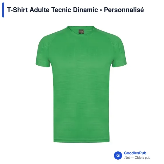 T-Shirt technique personnalisable pour adulte avec logo - Tecnic Dinamic - Image 9
