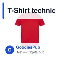 T-Shirt technique personnalisable pour adulte avec logo - Tecnic Plus - Miniature 3