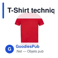T-Shirt technique personnalisable pour adulte avec logo - Tecnic Plus - Miniature 9