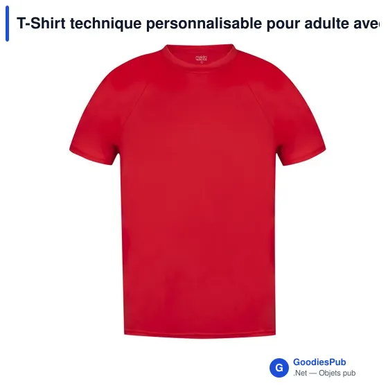T-Shirt technique personnalisable pour adulte avec logo - Tecnic Plus - Image 9