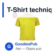 T-Shirt technique personnalisable pour adulte avec logo - Tecnic Rox - Miniature 4